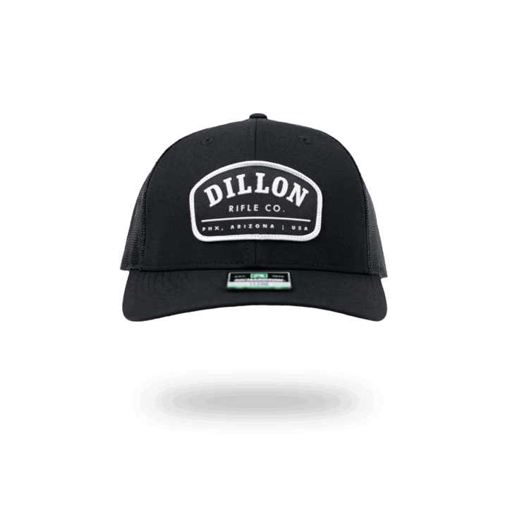 Black Trucker Hat | Woven Patch - Image 5