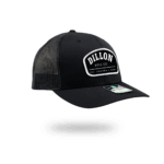 Black Trucker Hat | Woven Patch